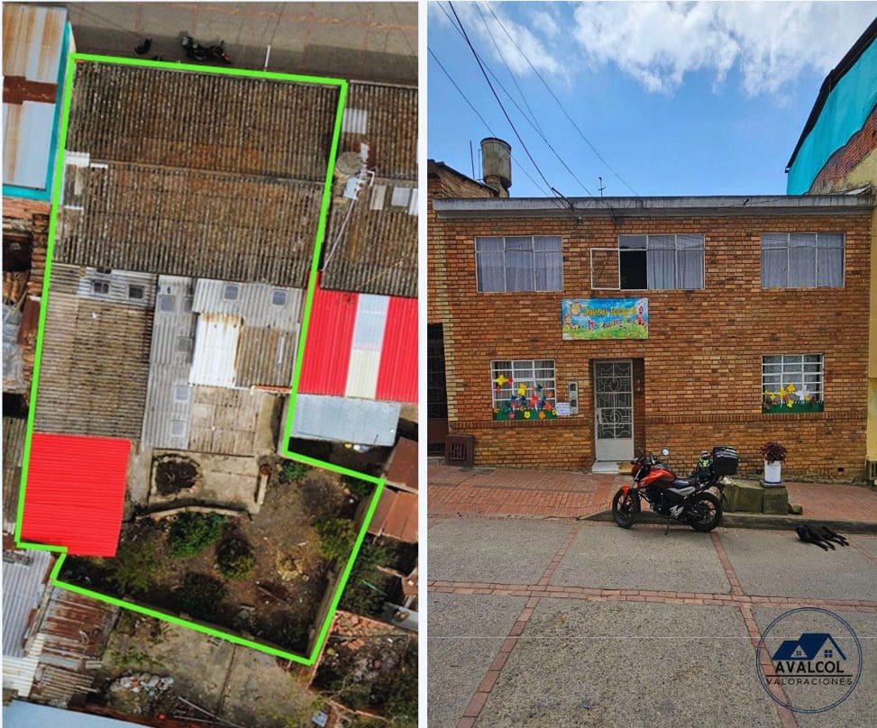 Avalúo de casa bifamiliar en Chipaque con zona comercial