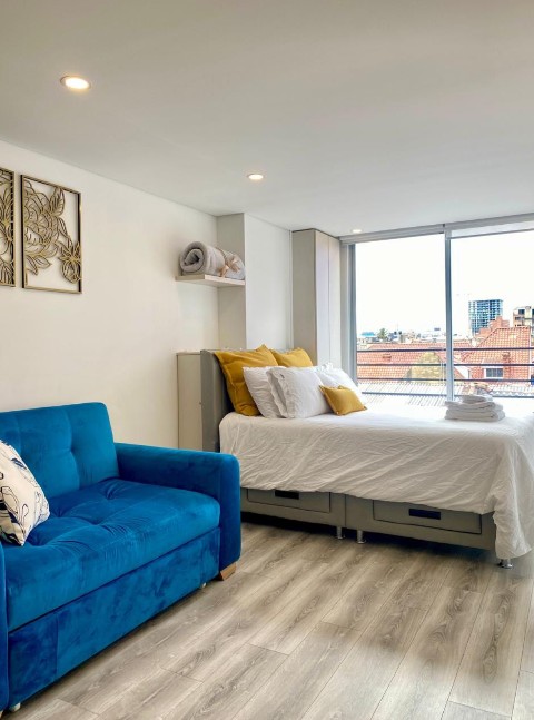 Apartamento en chapinero, alcoba
