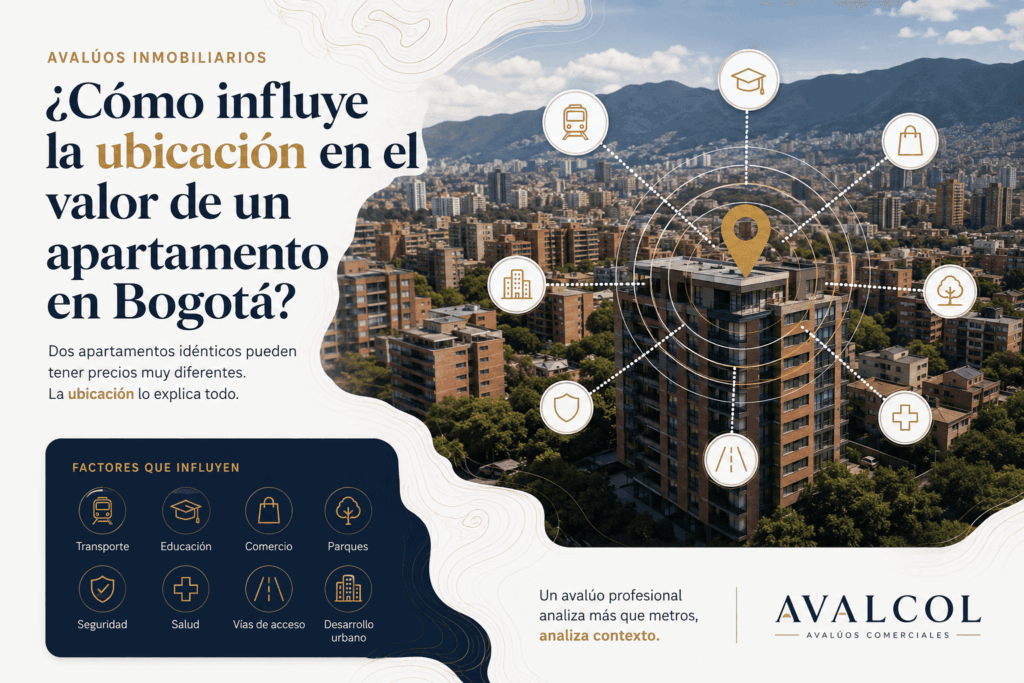 Influencia de la ubicación en el valor de un apartamento en bogota